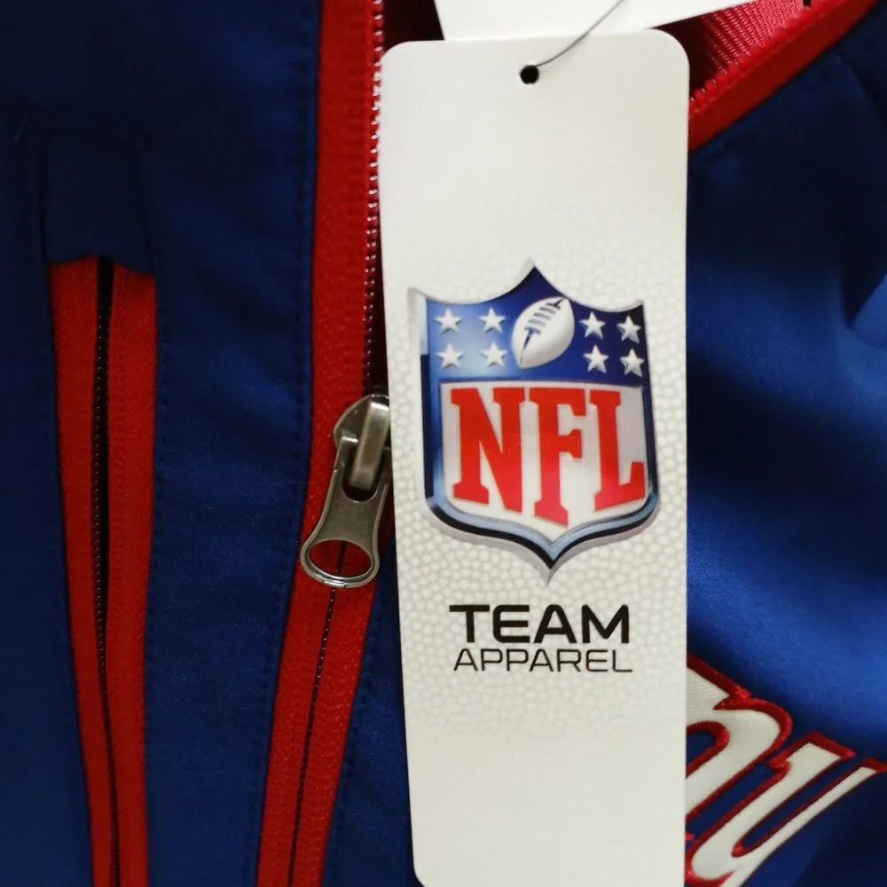 NEW YORK GIANTS NFL Team Apparel Jacket NEW NWT Men's XL